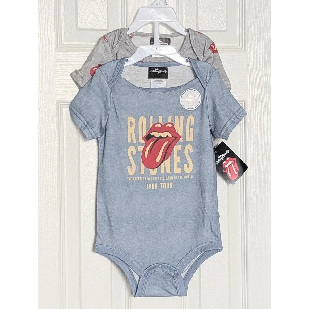 NWT Bundle of 2 Baby (18-24 Months) Rolling Stones' One-Piece Bodysuits